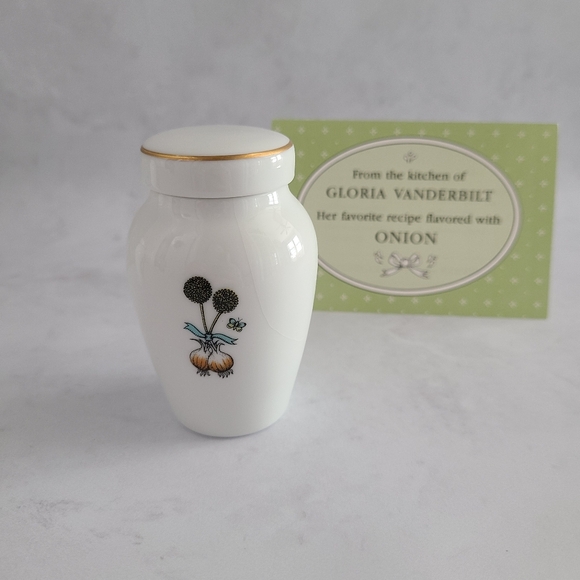 Vintage Franklin Mint Spice Jar - Gloria Concepts Inc - 1985 - Onion - Picture 3 of 8